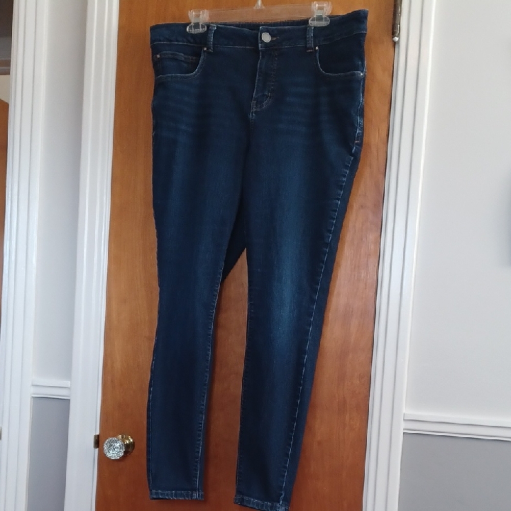 Maurices EVERflex High-rise Jeans Sz.16W.L.28.5".W.38". Skinny Stretch. - Picture 2 of 9